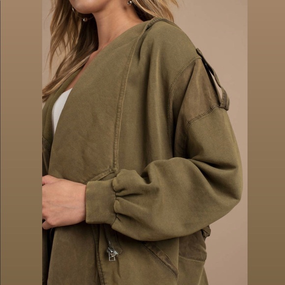 Free People Olive Jacket - Picture 2 of 7